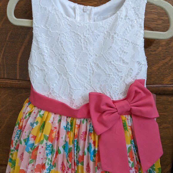 ⭐ 🆕 New Rare Editions floral Spring/Easter/Mother's day dress 2T - Picture 3 of 15
